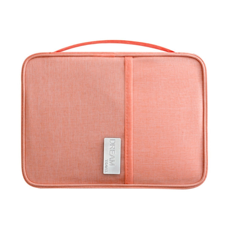 Travel Waterproof Dustproof Portable Passport Document Bag, Blue Large, Black Large, Gray Large, Navy Blue Large, Orange Pink Large, Blue Small, Black Small, Navy Blue Small, Orange Pink Small