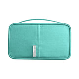 Travel Waterproof Dustproof Portable Passport Document Bag, Blue Large, Black Large, Gray Large, Navy Blue Large, Orange Pink Large, Blue Small, Black Small, Navy Blue Small, Orange Pink Small