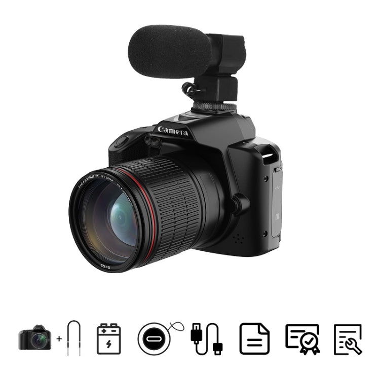 Dual-camera Night Vision 64 Million Pixel High-definition WIFI Digital Camera, Standard Without Memory Card, Standard+Fill Light, Standard+Macroscopic Mirror, Standard+Microphone, Standard+Handheld Bracket, Standard+Light+Lens+Mic+Bracket Standard+Microphone