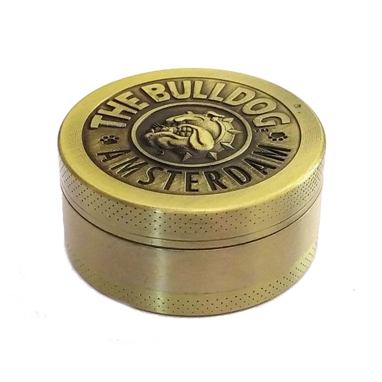 50mm Bulldog Grinder Tobacco Herb Zinc Alloy Grinders, 3 -layer Bronze, 3-layer Ancient Silver, 4 -layer Bronze, 4 -layer Ancient Silver
