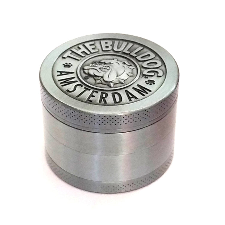 50mm Bulldog Grinder Tobacco Herb Zinc Alloy Grinders, 3 -layer Bronze, 3-layer Ancient Silver, 4 -layer Bronze, 4 -layer Ancient Silver