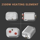 2500W High Temperature And High Pressure Steam Cleaning Machine for Kitchen Bathroom Furniture, White 220V UK Plug