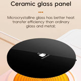 2-in-1 Wireless Charger & Heated Cup Warmer 3 Temp Settings 55/65/75 degrees Celsius, EU Plug White, US Plug White, EU Plug Black, US Plug Black