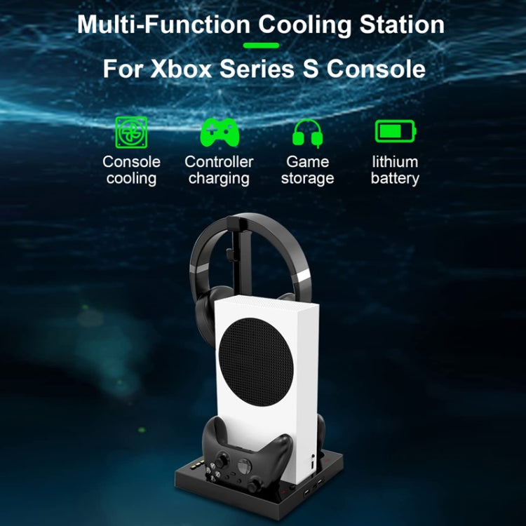 Iplay For Xbox Series S Host Cooling Bracket Handle Charging Base