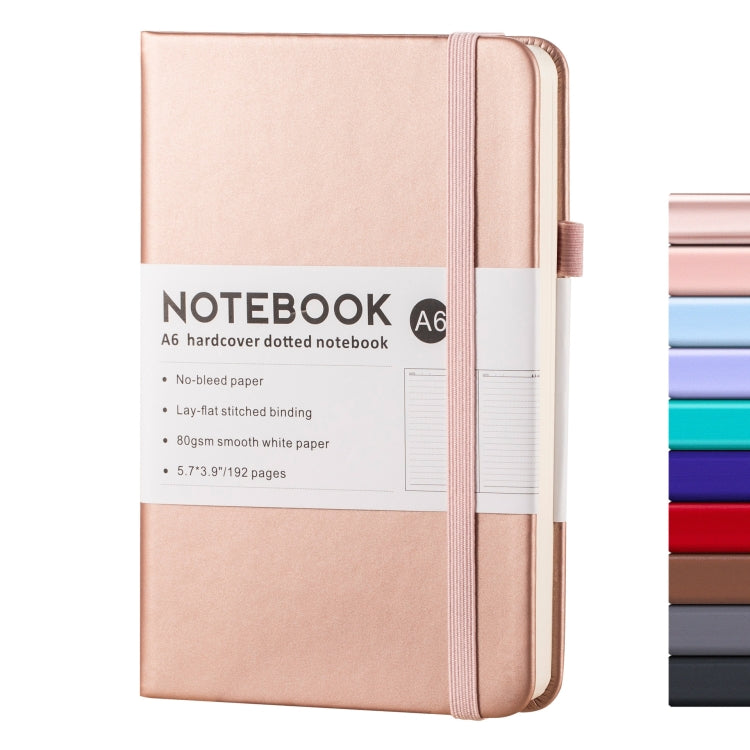 A6 PU Leather Notebook Business Notepad 96 Sheets Inner Pages, A6