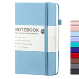 A6 PU Leather Notebook Business Notepad 96 Sheets Inner Pages, A6