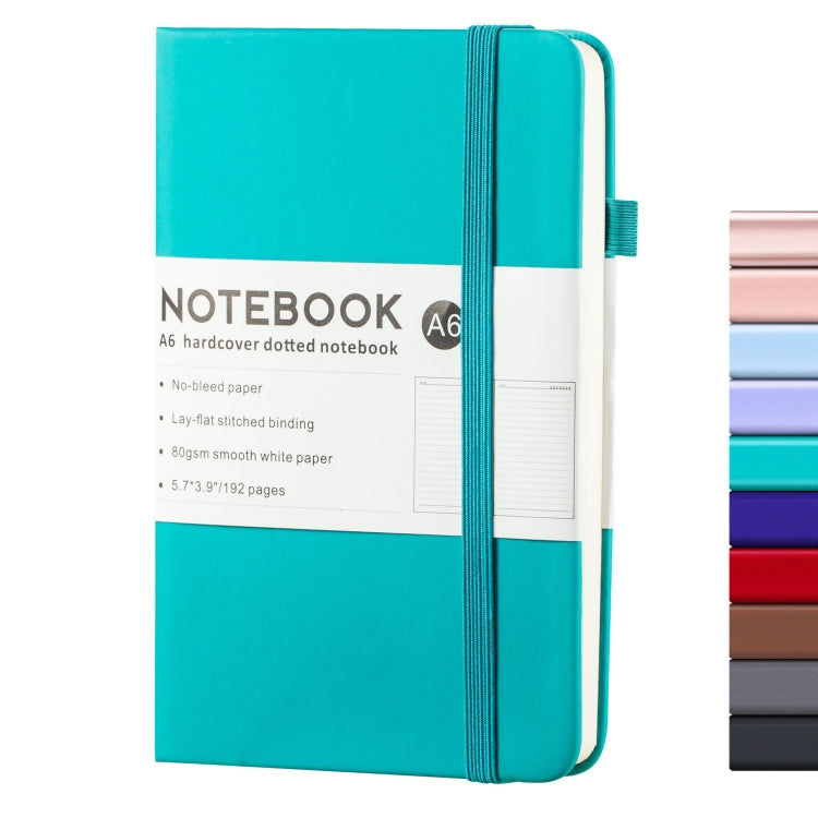A6 PU Leather Notebook Business Notepad 96 Sheets Inner Pages, A6