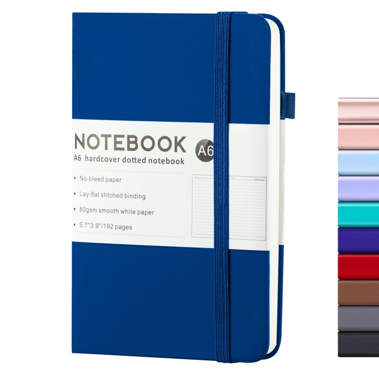 A6 PU Leather Notebook Business Notepad 96 Sheets Inner Pages, A6
