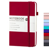 A6 PU Leather Notebook Business Notepad 96 Sheets Inner Pages, A6