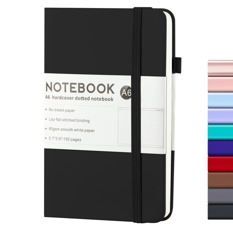 A6 PU Leather Notebook Business Notepad 96 Sheets Inner Pages, A6