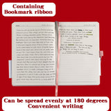 A6 PU Leather Notebook Business Notepad 96 Sheets Inner Pages, A6