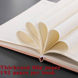 A6 PU Leather Notebook Business Notepad 96 Sheets Inner Pages, A6