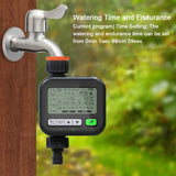 Gardening Timer Automatic Watering Device Garden Balcony Watering Device Intelligent Irrigation System Controller, Black