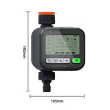 Gardening Timer Automatic Watering Device Garden Balcony Watering Device Intelligent Irrigation System Controller, Black