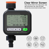 Gardening Timer Automatic Watering Device Garden Balcony Watering Device Intelligent Irrigation System Controller, Black