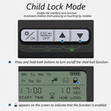 Gardening Timer Automatic Watering Device Garden Balcony Watering Device Intelligent Irrigation System Controller, Black