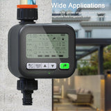 Gardening Timer Automatic Watering Device Garden Balcony Watering Device Intelligent Irrigation System Controller, Black