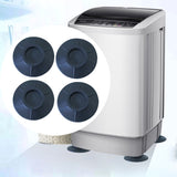 4pcs Universal Washing Machine Non-slip Mat Mute Anti-moving Fixed Base Shock-absorbing Pad, Shock-absorbing Pad