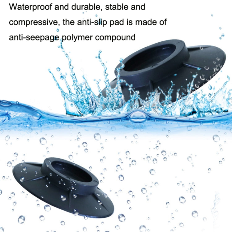 4pcs Universal Washing Machine Non-slip Mat Mute Anti-moving Fixed Base Shock-absorbing Pad, Shock-absorbing Pad