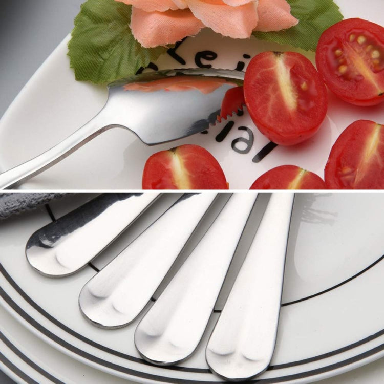 Stainless Steel Scraper Spoon Fruit Grapefruit Spoon Baby Digging Ball Spoon, Silver, Gold