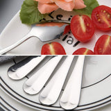 Stainless Steel Scraper Spoon Fruit Grapefruit Spoon Baby Digging Ball Spoon, Silver, Gold