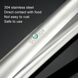 With Teeth Non-Slip Stainless Steel Ice Clip Mirror Polishing Coffee Square Sugar Clip, Stainless Steel Color