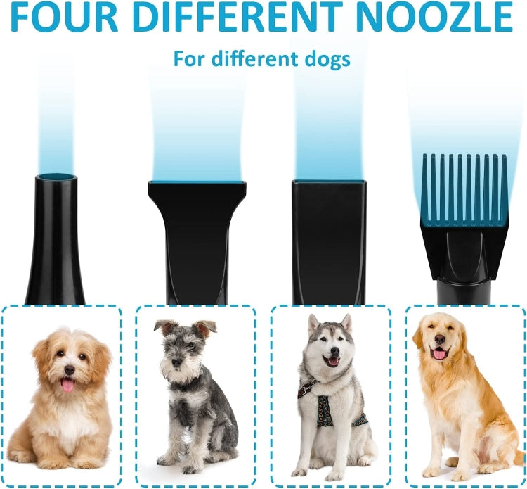 2100W Dog Dryer Stepless Speed Pet Hair Blaster Pet Water Blower, 220V UK Plug, 220V EU Plug, 220V AU Plug, 110V US Plug