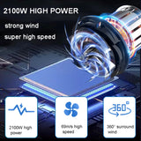 2100W Dog Dryer Stepless Speed Pet Hair Blaster Pet Water Blower, 220V UK Plug, 220V EU Plug, 220V AU Plug, 110V US Plug