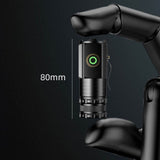 3 LED Mini Flashlight Rechargeable Waterproof 2000LM Super Bright Torch, Tail No Magnet, Tail Magnet