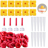 Glass Glue Nozzle Sealing Cap Leak-proof Sleeve Glass Glue Nozzle Protective Sleeve, 10pcs, 20pcs, 50pcs, 100pcs