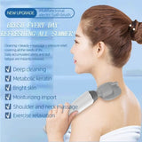 Electric Bath Brush Silicone Vibration Long-handled Back Spa Shower