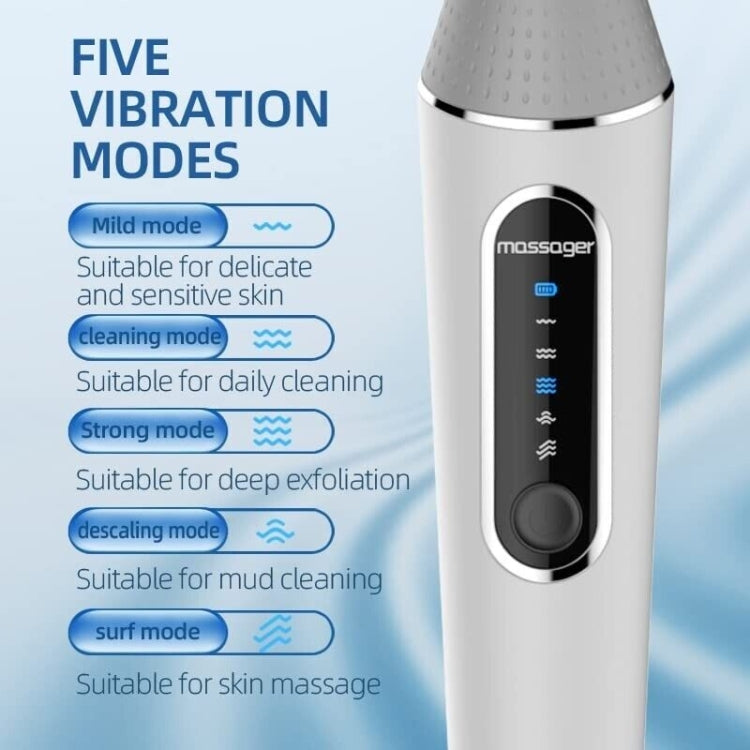 Electric Bath Brush Silicone Vibration Long-handled Back Spa Shower