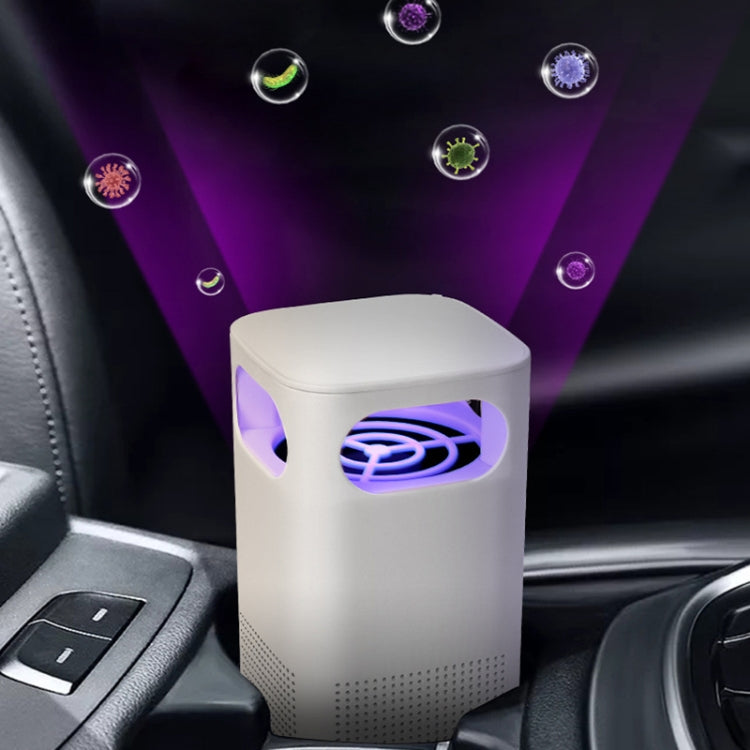 USB Plug-in Home Bedroom Deodorizer Desktop Car Negative Ion Air Purifier, Square