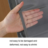 2pcs Double Sided Transparent Storage Bag Bedroom Wardrobe Storage Dustproof Hanging Bag, Gray 6 Grid, Black 6 Grid, Gray 8 Grid, Black 8 Grid