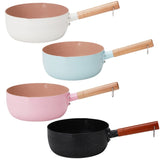 20cm Without Cover Boil Instant Noodles Non-Stick Pan Baby Food Supplement Pan Maifan Stone Small Milk Pot, 20cm Without Cover Black, 20cm Without Cover White, 20cm Without Cover Blue, 20cm Without Cover Pink