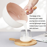 20cm With Cover Boil Instant Noodles Non-Stick Pan Baby Food Supplement Pan Maifan Stone Small Milk Pot, 20cm With Cover Black, 20cm With Cover White, 20cm With Cover Blue, 20cm With Cover Pink