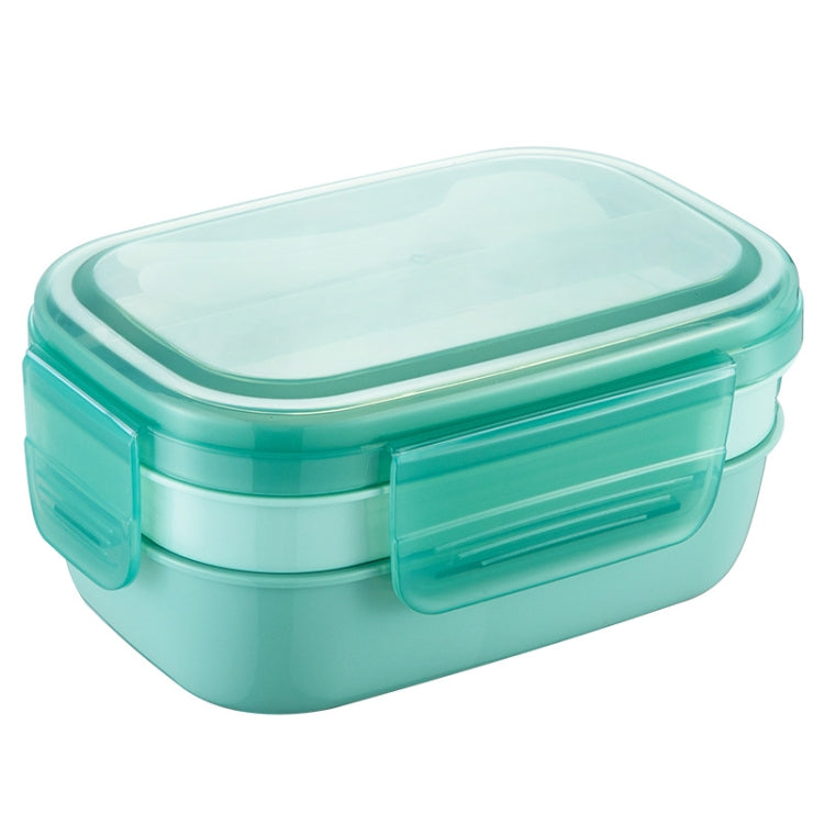 1900ML Large Capacity Microwave Children Sealed Compartment Lunch Box, Light Blue, Pink, Light Green, Blue, Green