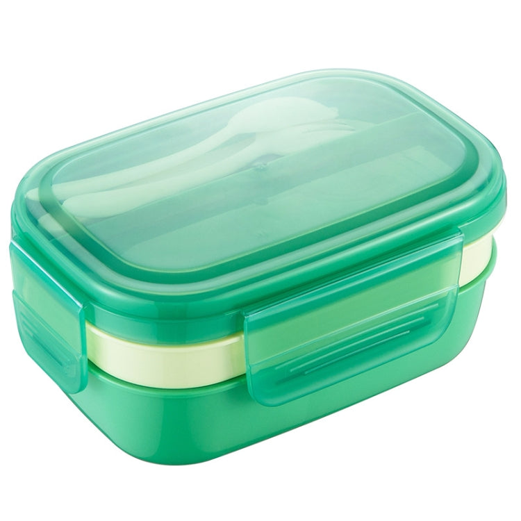 1900ML Large Capacity Microwave Children Sealed Compartment Lunch Box, Light Blue, Pink, Light Green, Blue, Green