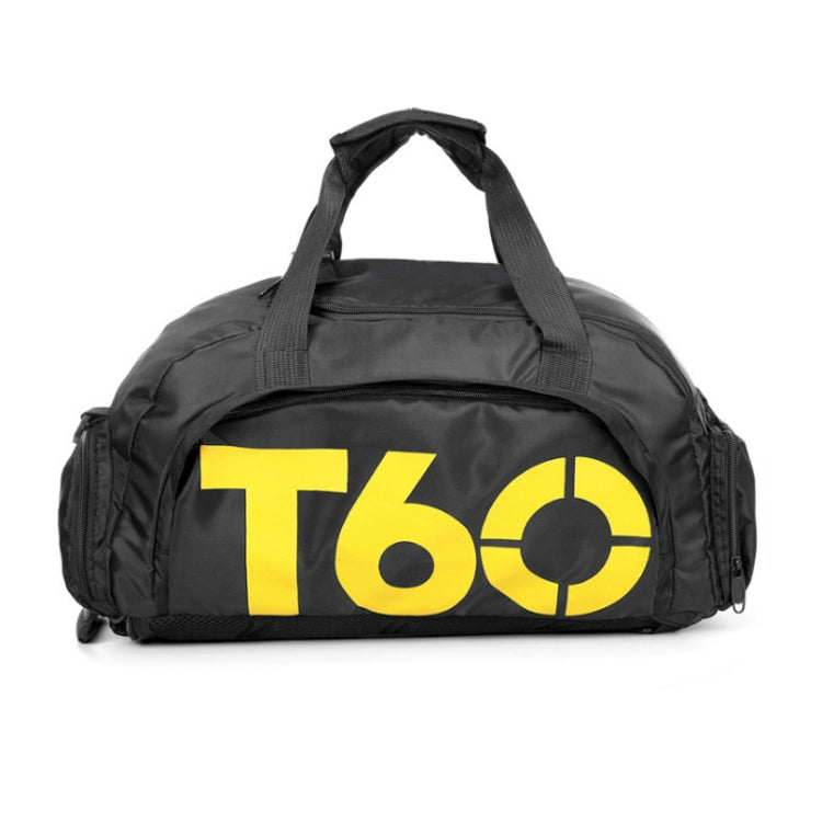 Wet and Dry Separation Fitness Backpack Swimming Taekwondo Waterproof Travel Bag, Red, Black Bottom White Word, Black Bottom Yellow Word, Simple Black Bottom Blue Word, Blue