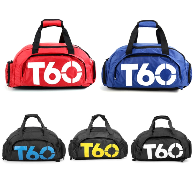 Wet and Dry Separation Fitness Backpack Swimming Taekwondo Waterproof Travel Bag, Red, Black Bottom White Word, Black Bottom Yellow Word, Simple Black Bottom Blue Word, Blue