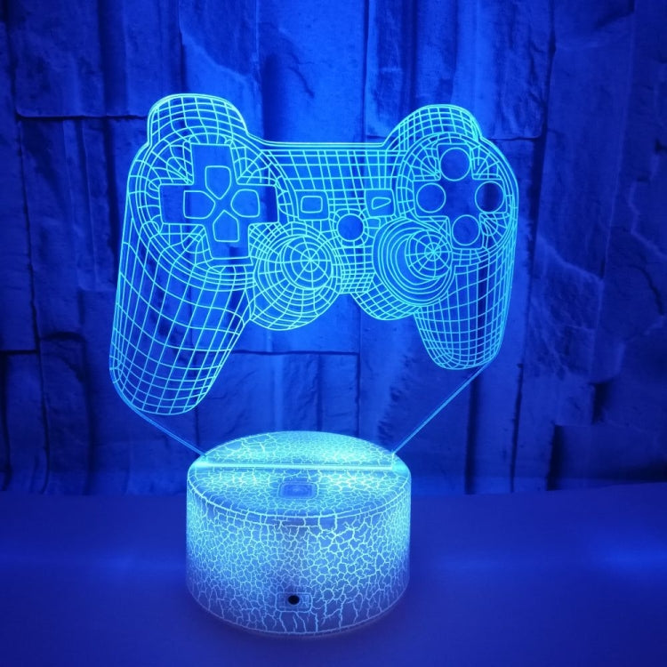 3D Game Handle Three-dimensional Colorful LED Lights, Touch Black Base, Touch Crack Base, Touch Black Base+Remote Control, Touch Crack Base+Remote Control