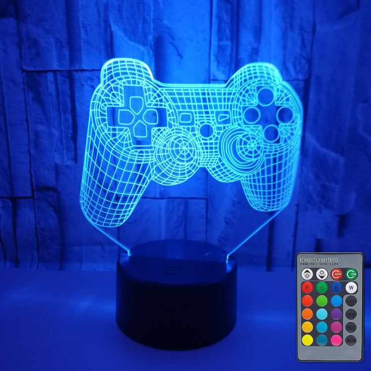 3D Game Handle Three-dimensional Colorful LED Lights, Touch Black Base, Touch Crack Base, Touch Black Base+Remote Control, Touch Crack Base+Remote Control