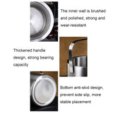 Double-Layer Portable Stainless Steel Ice Bucket Bar Champagne Beer Barrel, 1.3L