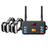 2 In 1 Pet Wireless Fence Bark Control Smart Dog Trainer, 1 For 1, 1 For 2, 1 For 3