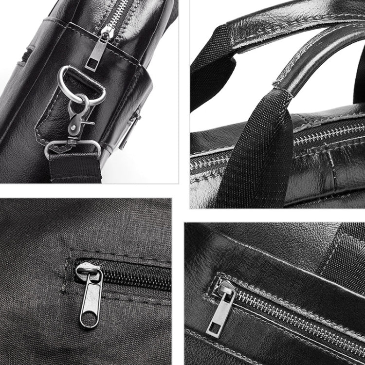 HUMERPAUL Men Leather Meter Bag Retro Messenger Bag Handbag Shoulder Bag, MH509 (Black), MH509 (Brown)