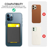 AhaStyle PT133 Adhesive Model Mobile Phone Silicone Card Case, Adhesive