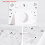 Magnetic LCD Digital Aalarm Clock Large Screen With Temperature Humidity Display