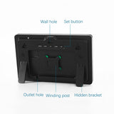 Large Display Led Digital Clock 5 Modes Brightness Adjustable Temperature Mute Electronic Clock