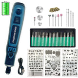 55-in-1 Rechargable Mini Electric Grinder Kit 3-speed Adjustable Miniature Electric Drill Manicure Tool, 55-in-1 Electric Grinder