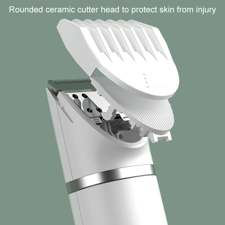 Pet Shaver Cat Dog Paw Hair Clipper Electric Fader, 2 in 1 Green, 3 in 1 Green, 4 in 1 Green, 2 in 1 White, 3 in 1 White, 4 in 1 White